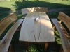Dārza mēbeļu komplekts (galds un krēsli)