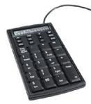 Akcesuai. ABACUS Calculator. Ciparu klaviatūra ar kalkulatoriem, USB